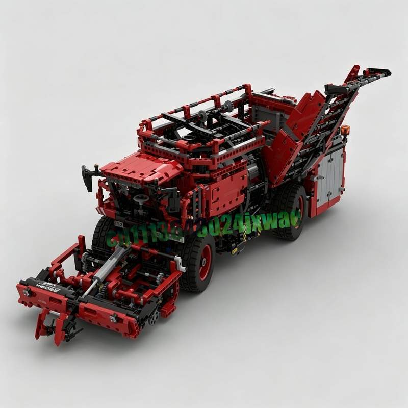 Agriculture Farming Education - Modelo de Veículo Agrícola Vermelho 3747PCS,