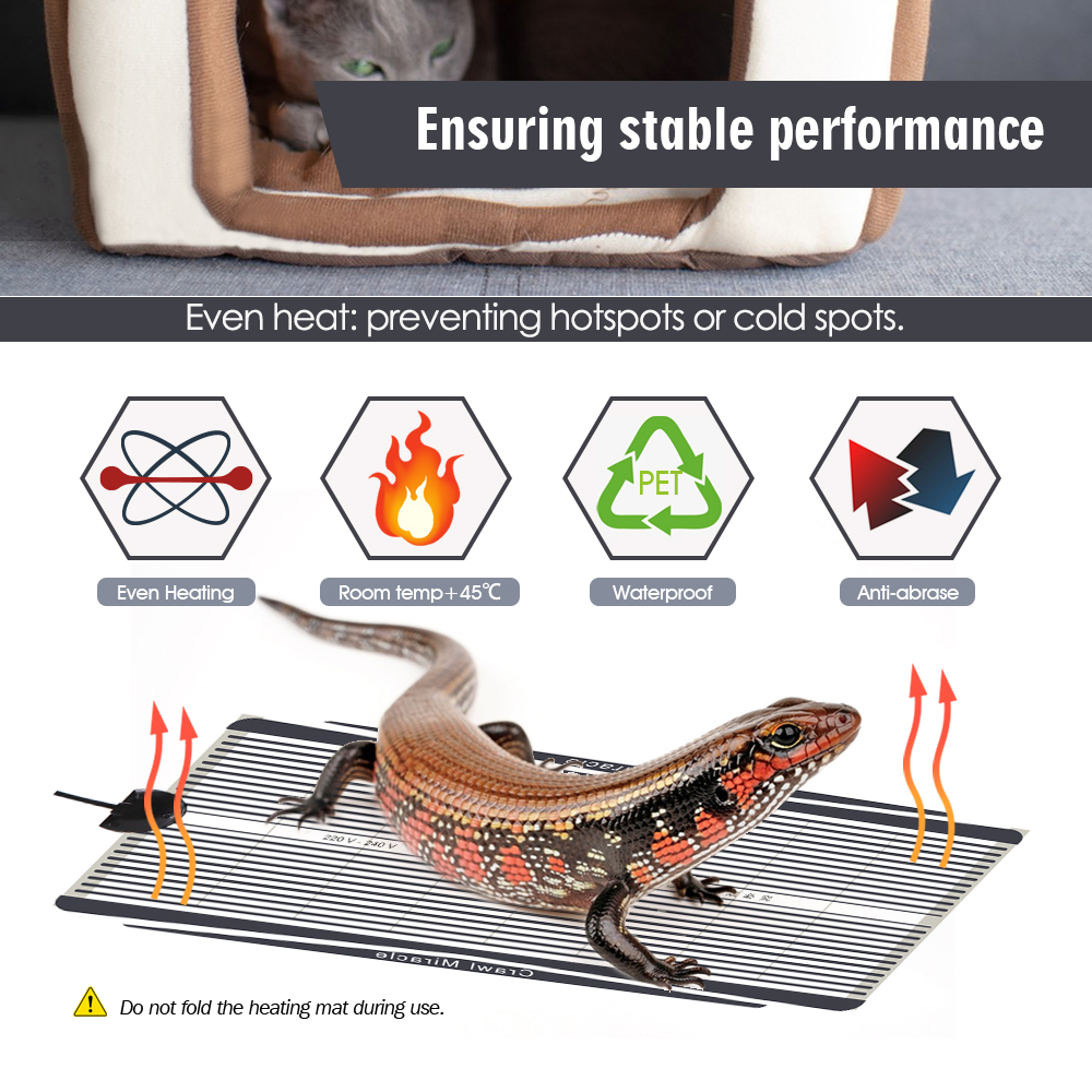 Tapete de aquecimento de répte - Seedling Heat Mat avaliação e preço